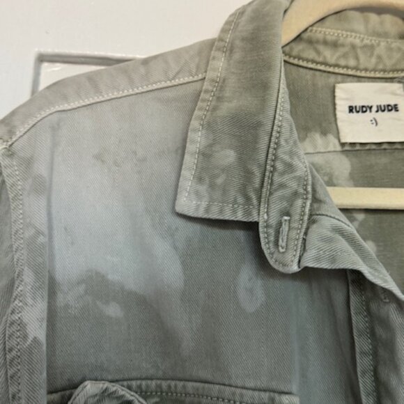 Rudy Jude Adult Chamois Shirt - Green Bean / L - Picture 2 of 6